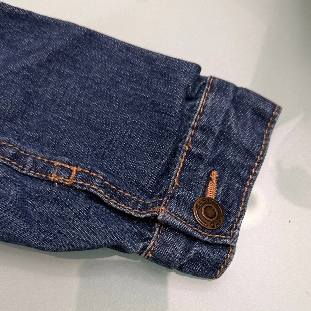 GAP Kids Blue Denim Jacket with Button Front